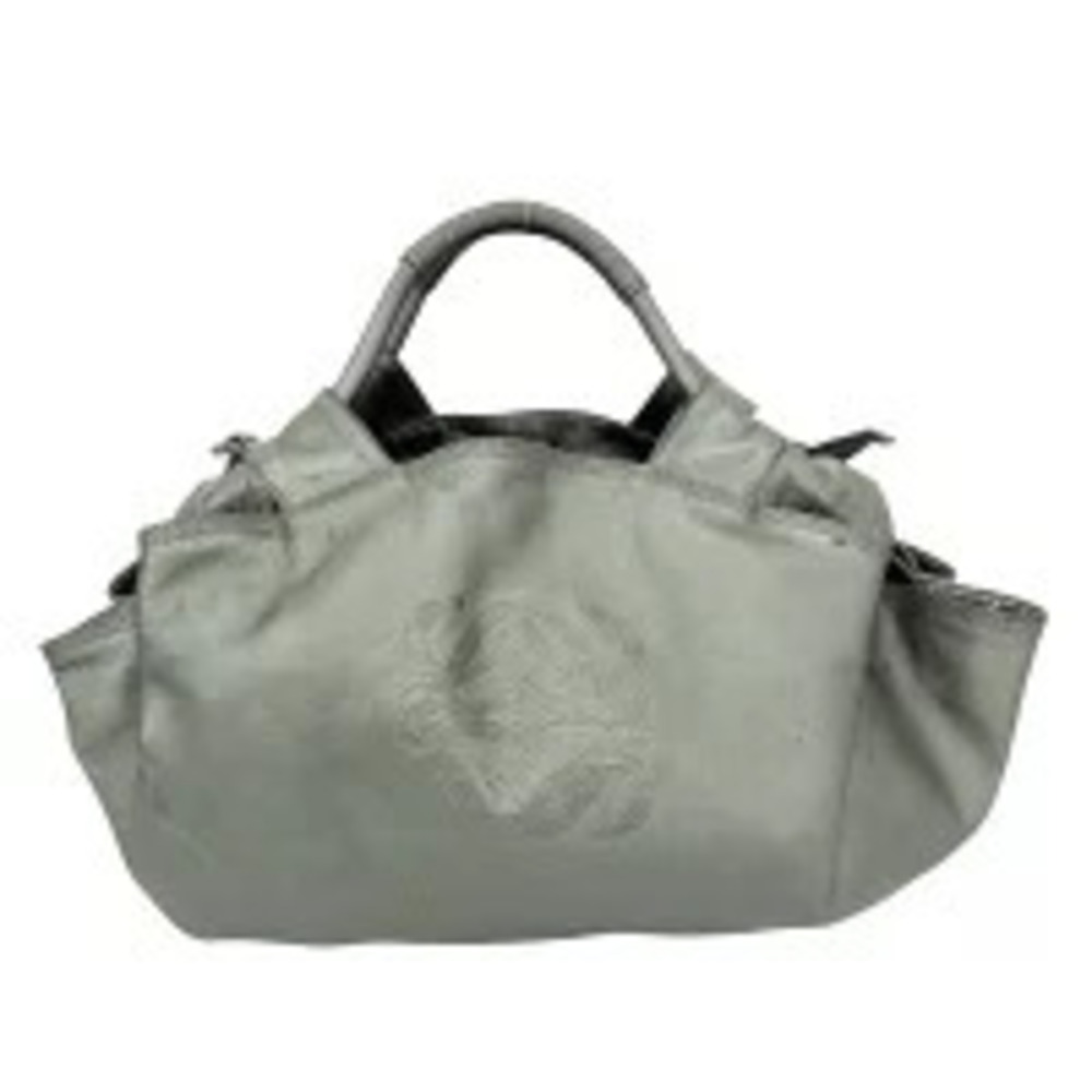 Loewe handbag Anagram Nappa Aire leather metallic green